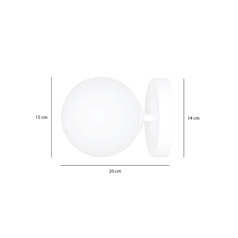 Applique Rond Blanc