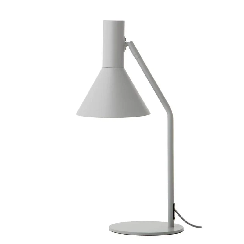Lyss Bordlampe Mat Lys Grå