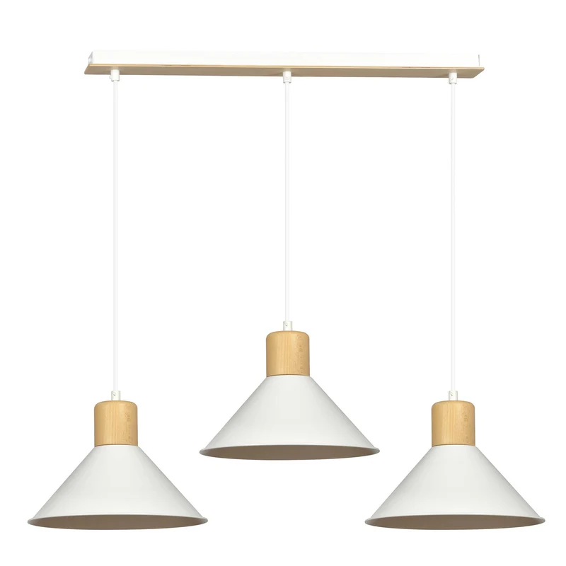 Luminaire Blanc Bois