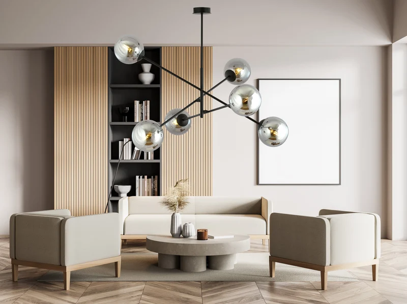 Luminaire Verre Fumé