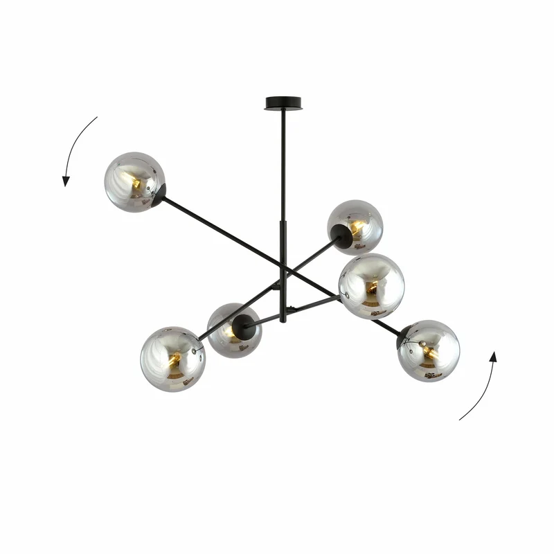 Luminaire Verre Fumé