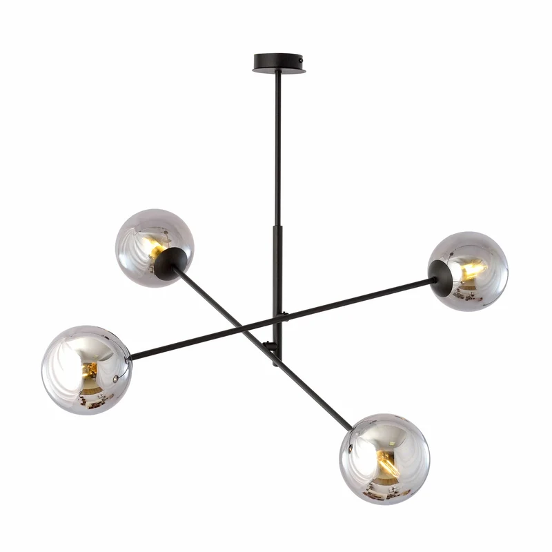 Suspension Boule Verre Fumé Multiple