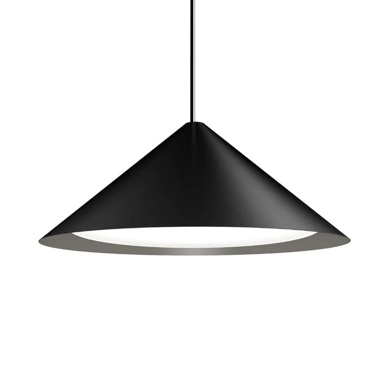 Keglen Ø650 - Pendel LED - Sort