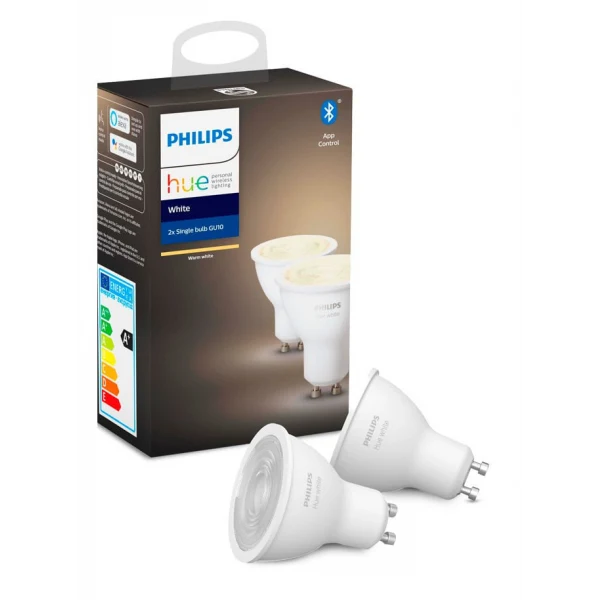 Philips Hue White GU10 - 2-Pak (Bluetooth & Hue Bridge)