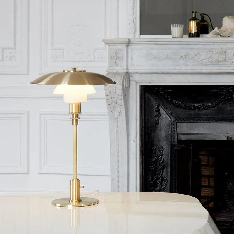 PH 3/2 Messing Opal Glas Bord - Bordlampe - Limited Edition fra 2022