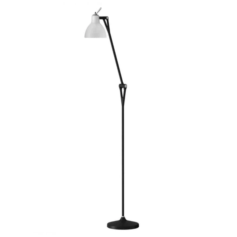 Luxy F1 Gulv Sort / Mat Hvid - Gulvlampe