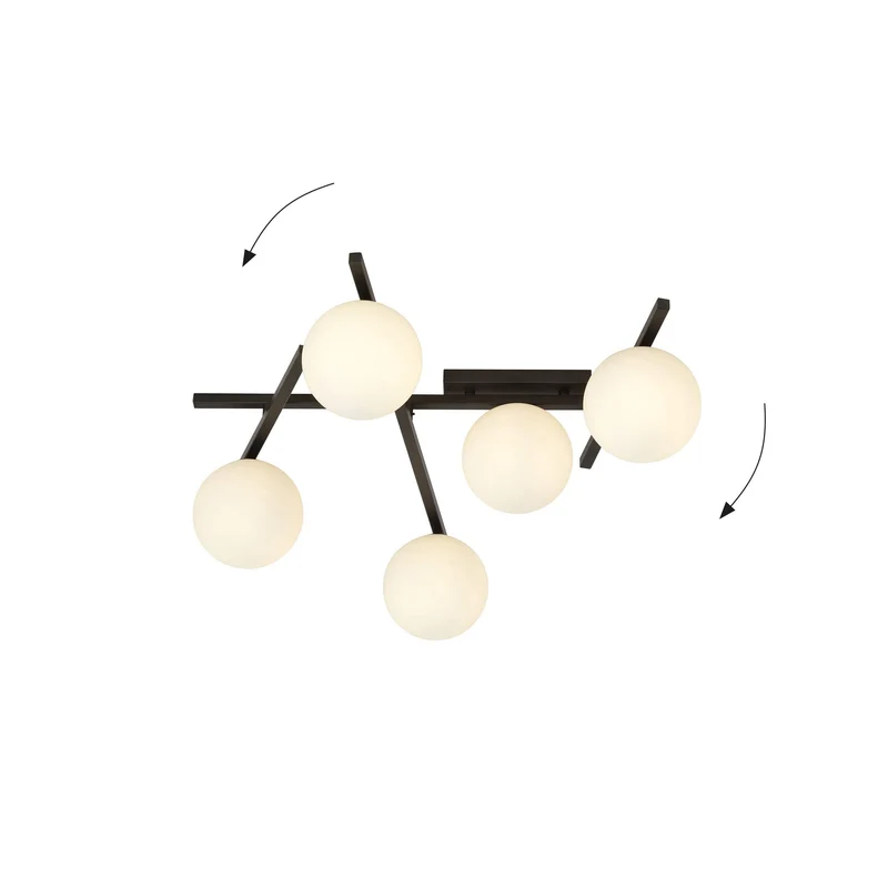 Globe Verre Plafonnier