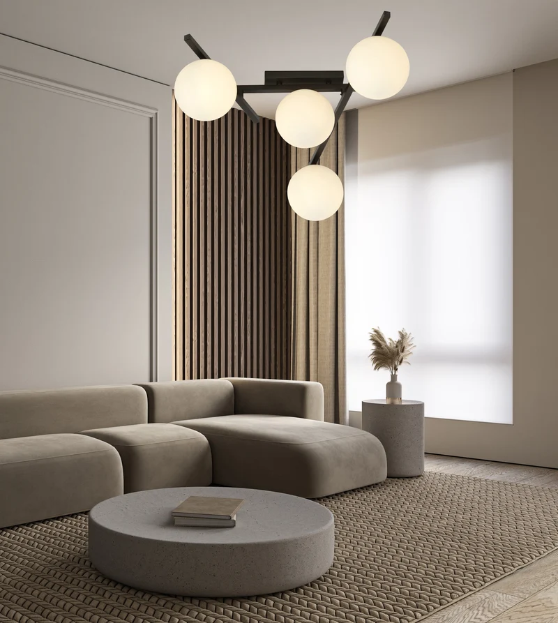Globe En Verre Blanc Pour Luminaire