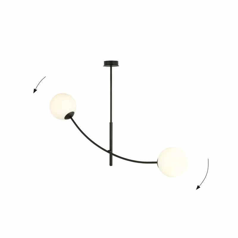 Suspension Opaline Blanche