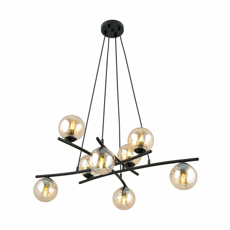 Lustre Suspension Boule Verre