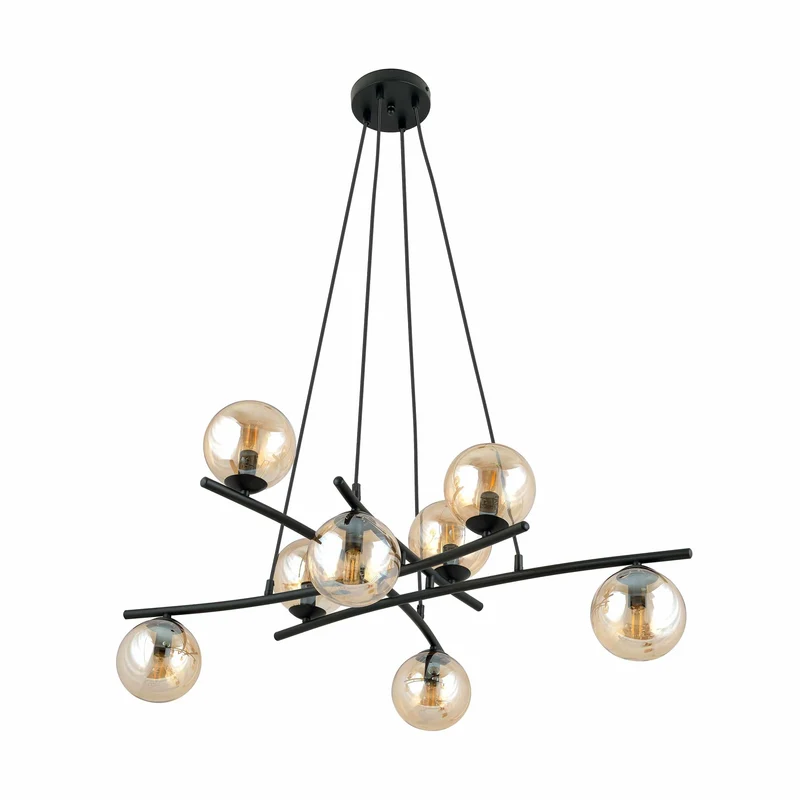 Lustre Suspension Boule Verre