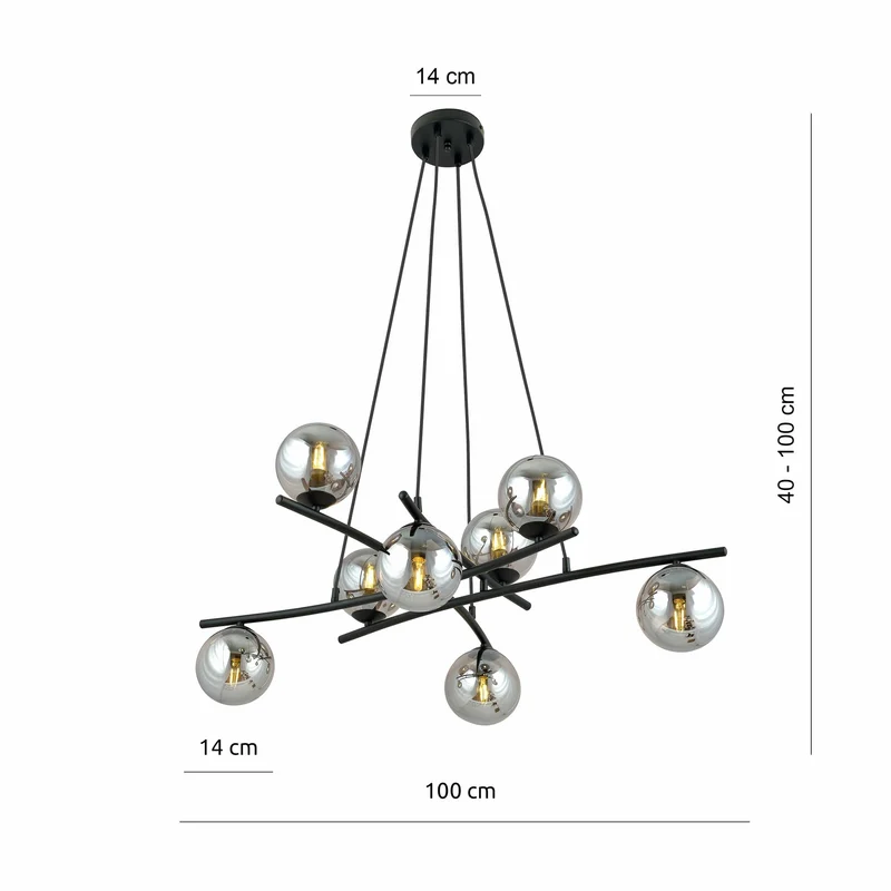 Lustre Verre Fumé