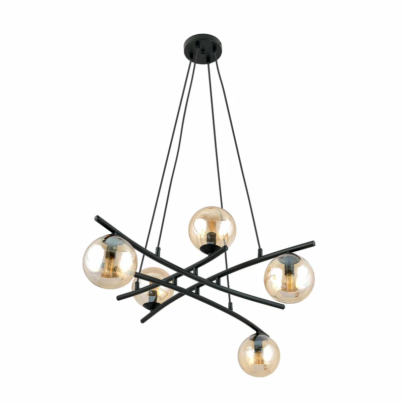 Lustre Verre Métal