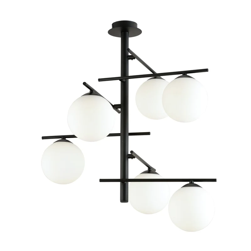 Lustre Metal Et Verre