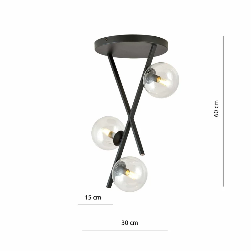 Lustre 3 Boules