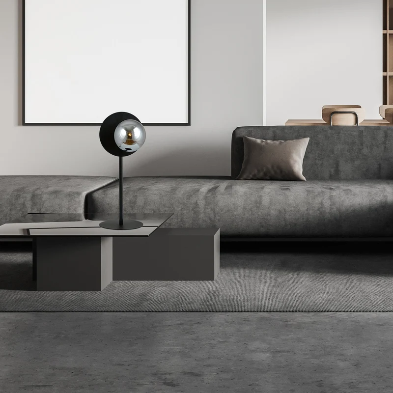 Lampe Métal Noir Design