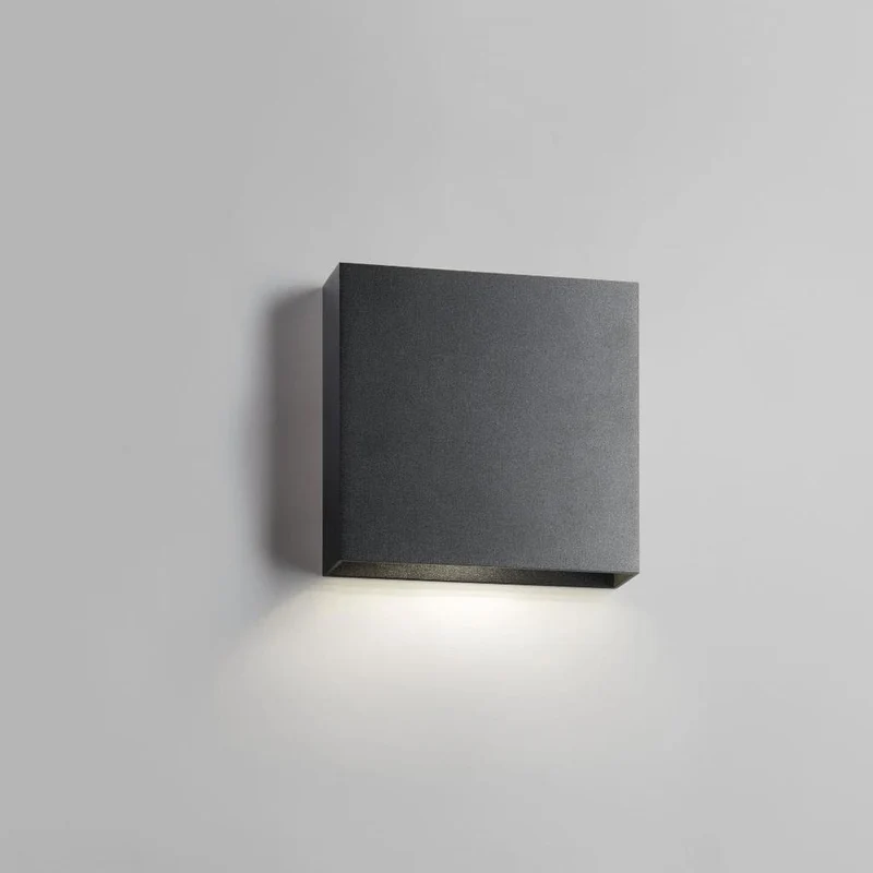 Compact W1 Down Væglampe Sort LED