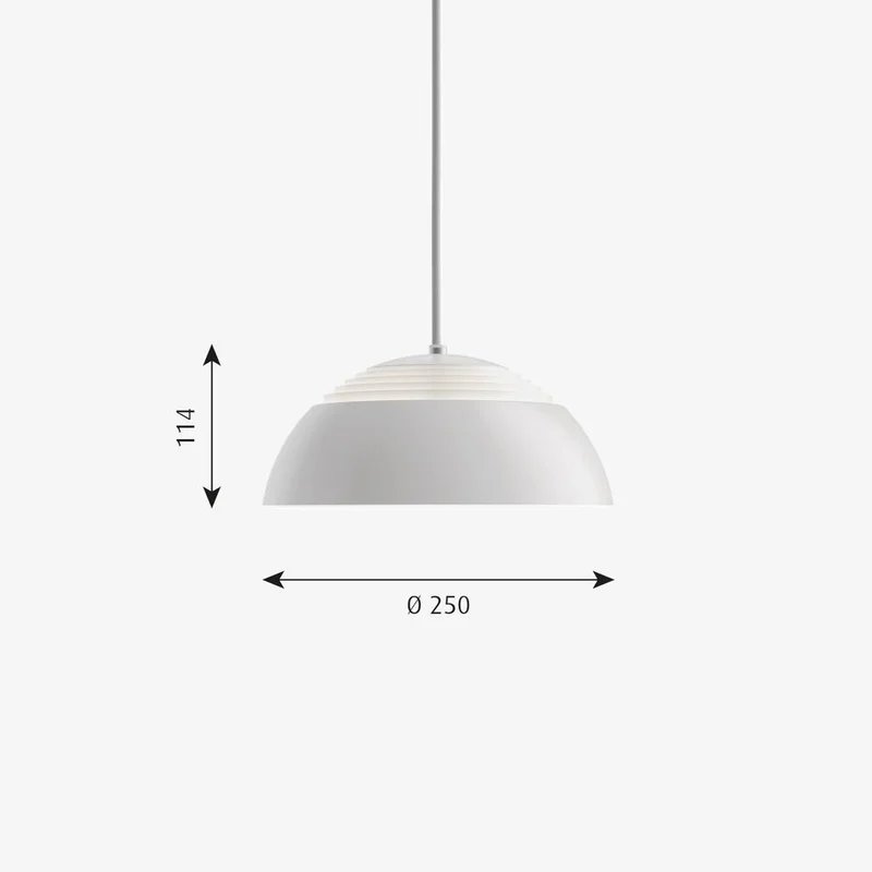AJ Royal - Pendel Ø250 LED - Hvid