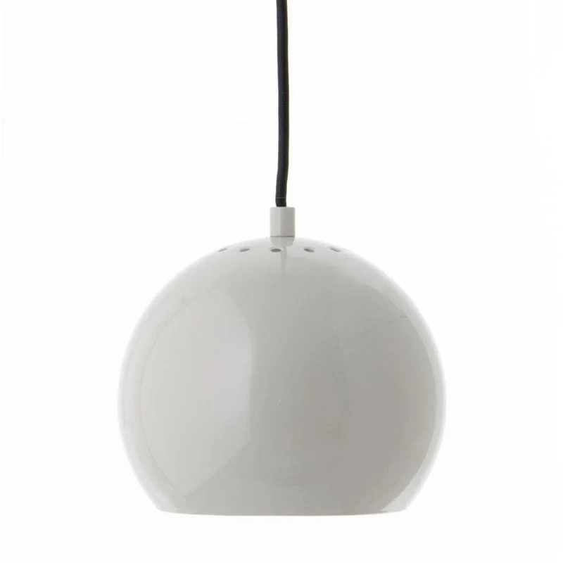 Ball Pendel Blank Lysegrå
