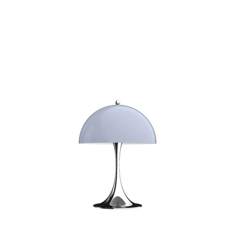 Panthella - Bordlampe Mini - Grå/opal