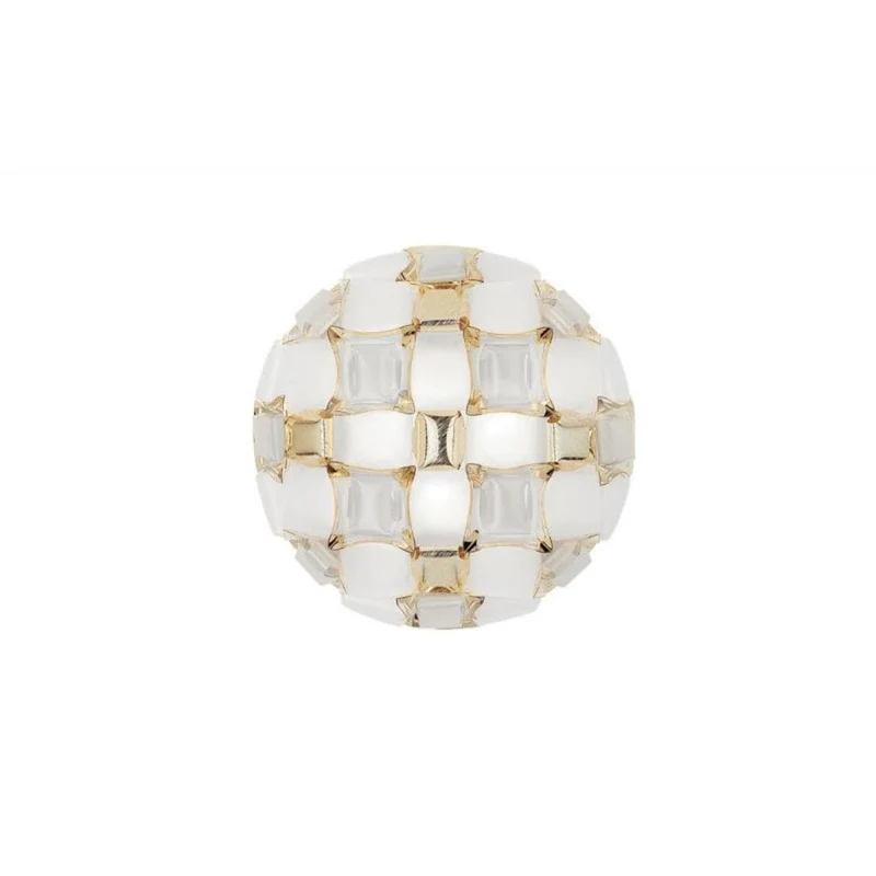 Mida Plafond Ø50 Hvid/guld - Loftlampe