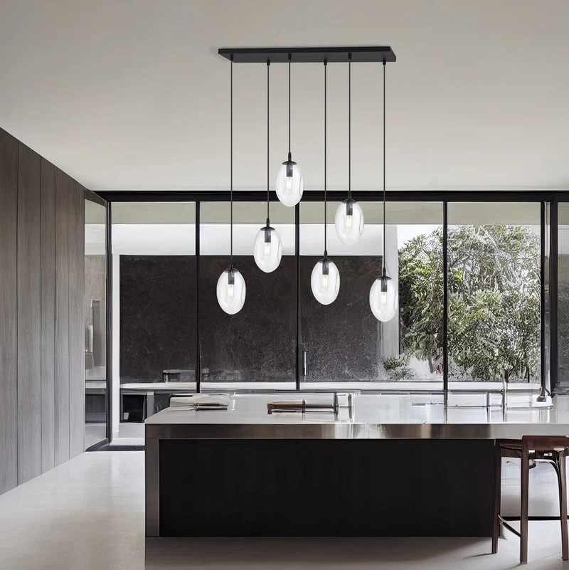Suspension Design Verre Transparent