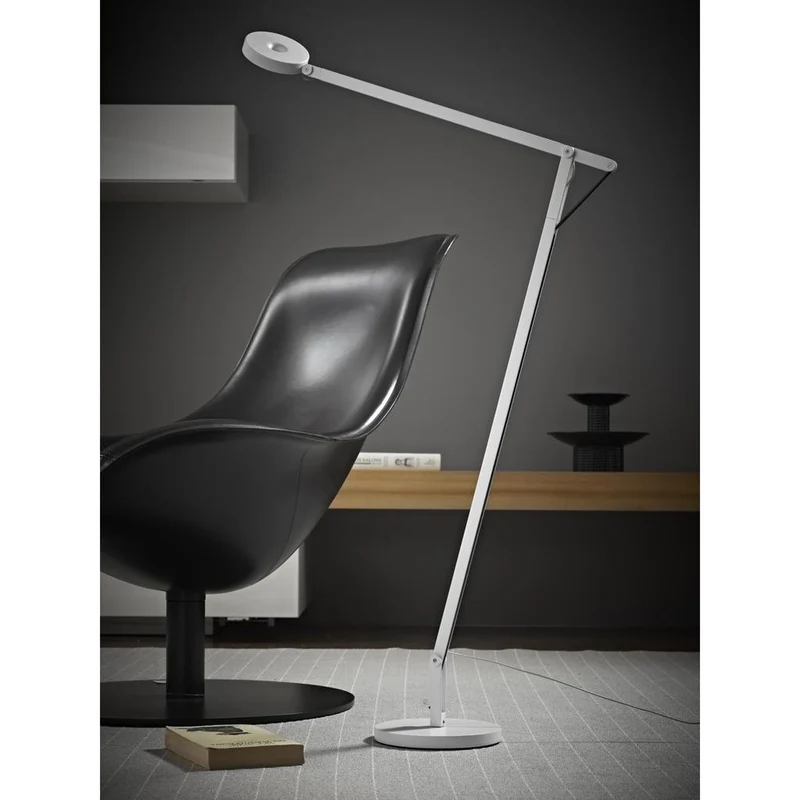 String F1 Gulvlampe Dtw Hvid/silver