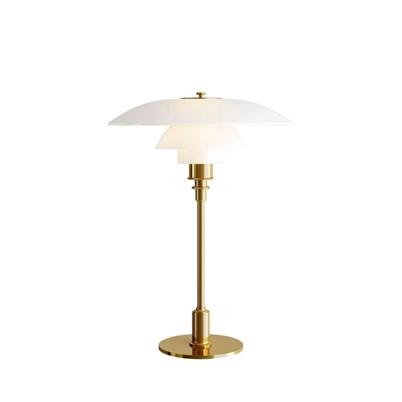 PH 3½/2½ - Bordlampe - Metalliseret Messing