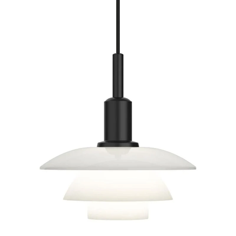PH 3/3 - Pendel - Metalliseret Sort/glas