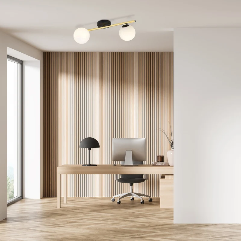 Plafonnier Ancien Opaline