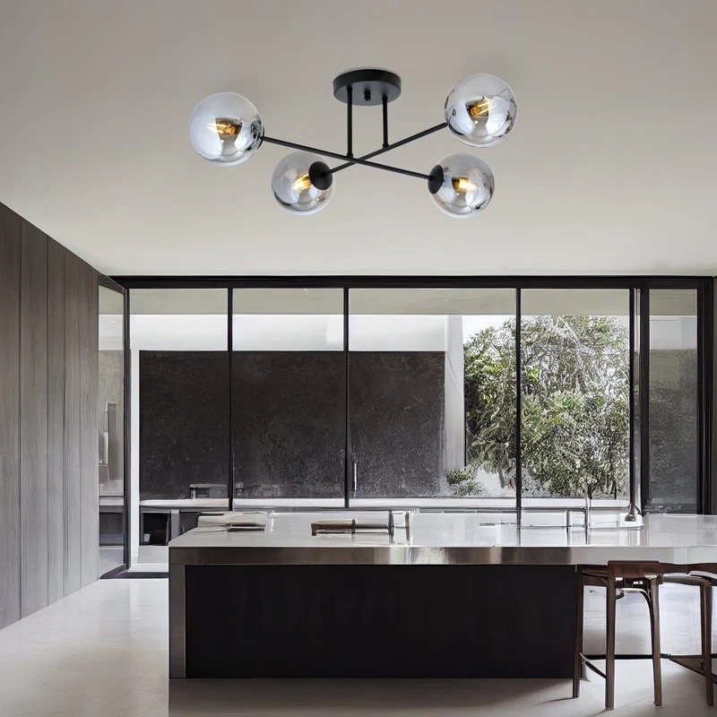 Plafonnier Boule En Verre