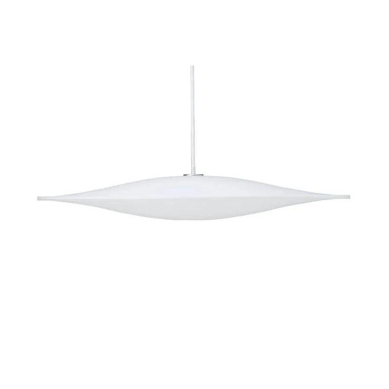 Sinus 550p Opal-glas (LED 10,5W) - Hvid Textil LEDning - Designed 1967 - Pendel