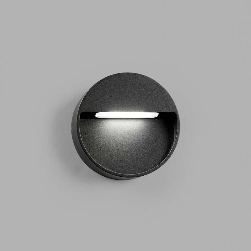 Sirius 1 Væglampe Sort LED