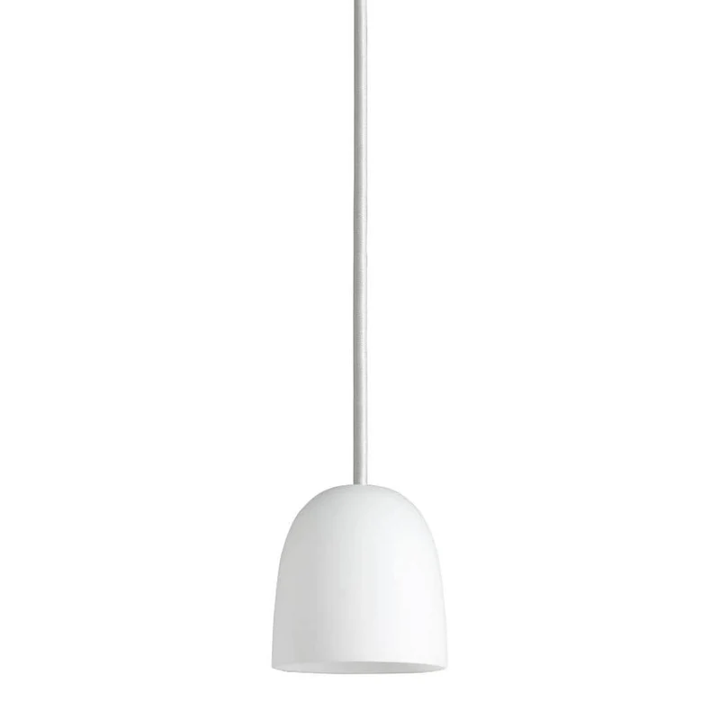 Super90 mm Pendel Opal-glass (G9 42w) - Hvid LEDning 3m
