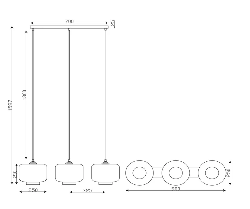Suspension Luminaire Pour Ilot Central