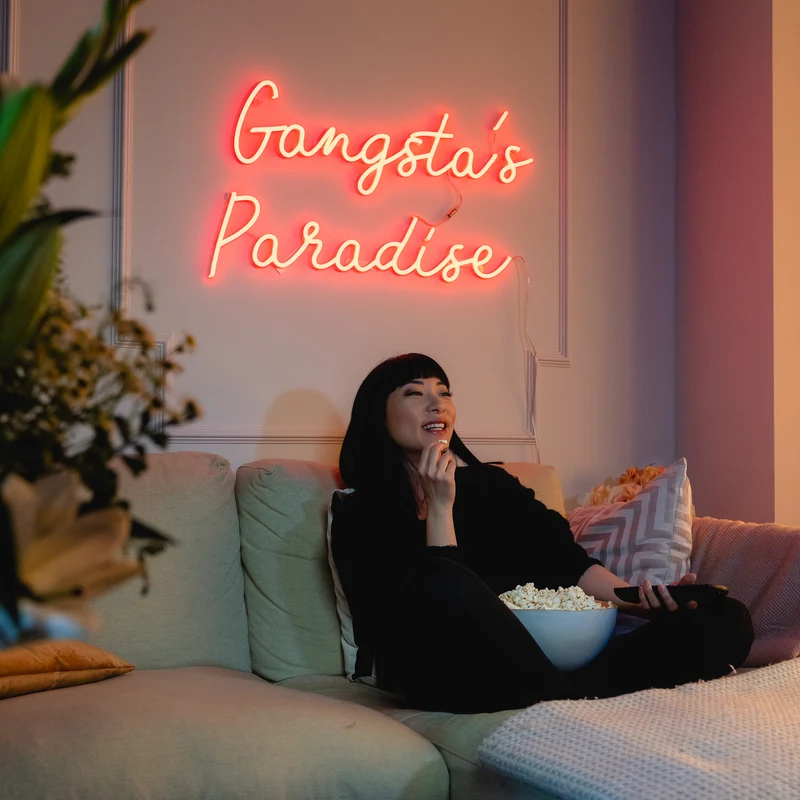 Gangsta's Paradise - signe en néon LED