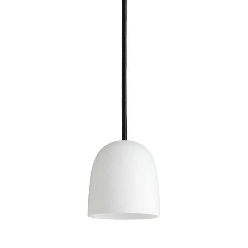 Super115 mm Pendel Opal-glass (G9 42w) - Sort LEDning 3m
