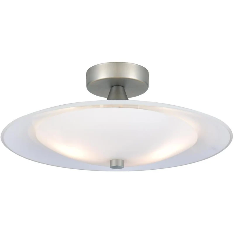 Baroni Loftlampe Ø35 Opal/alu