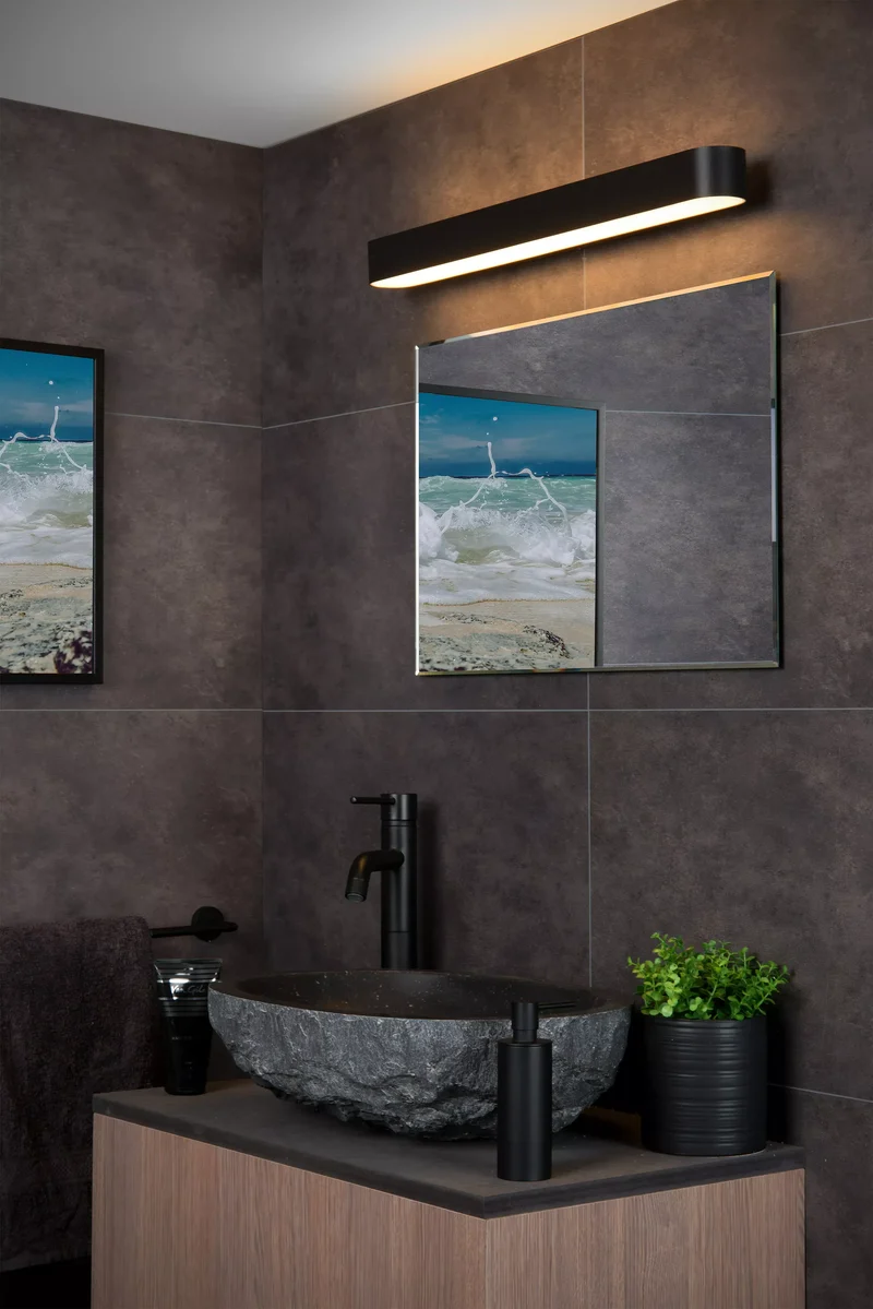 Applique Miroir Salle De Bain Noir