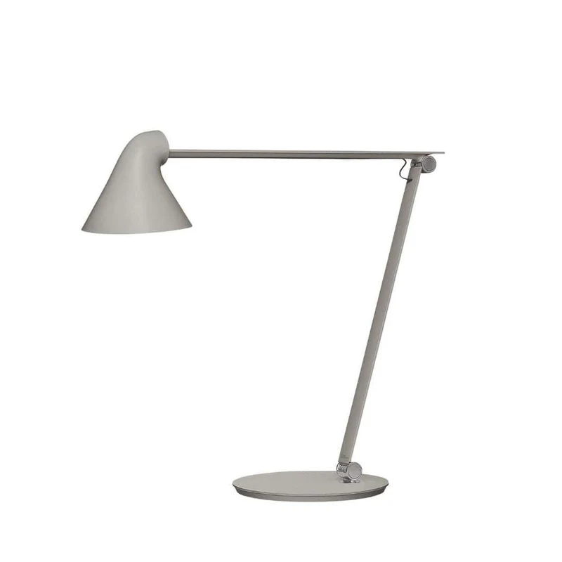 Njp Bord - Skrivebordslampe - Lys Grå Alu