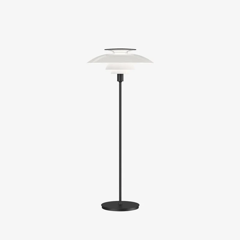 PH 80 - Gulvlampe Opal - Sort 5744611352