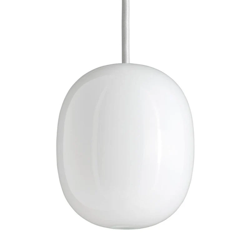 Superæg 200p - Opal (G9 42w) - Hvid LEDning 3m - Pendel