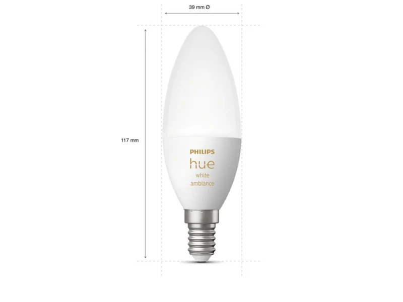 Philips Hue Ambiance Kerte E14 - Lyskilde