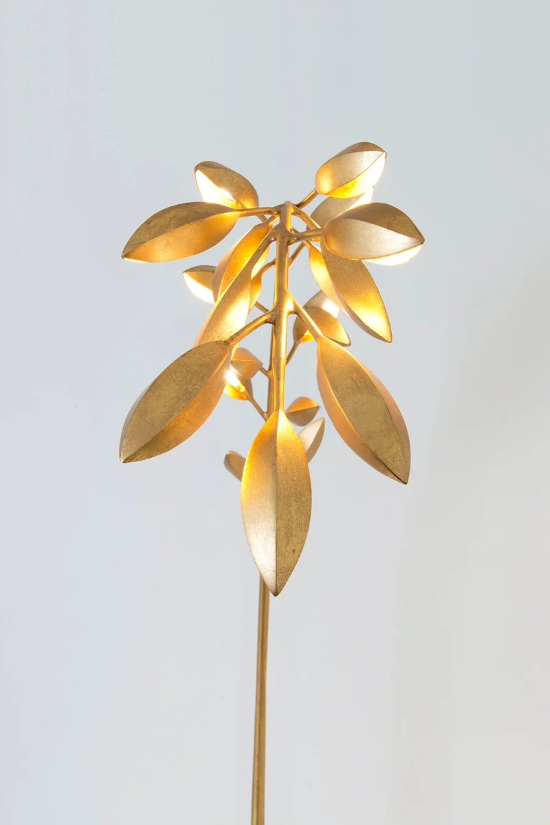 Stehlampe Riso 11-flammig Rund 164 cm Gold