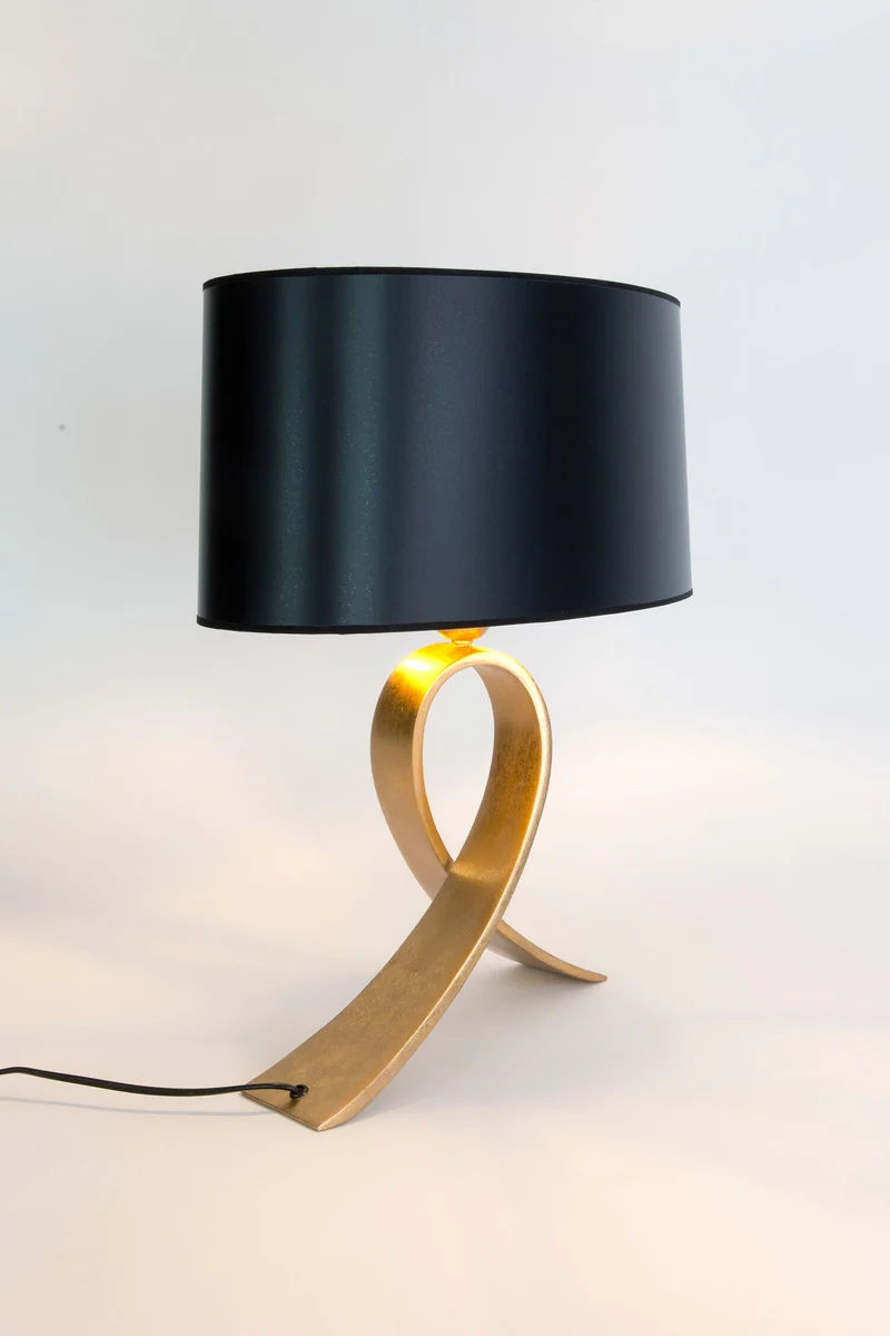 Tischlampe Ciclo Oval mit Schirm 40x22cm