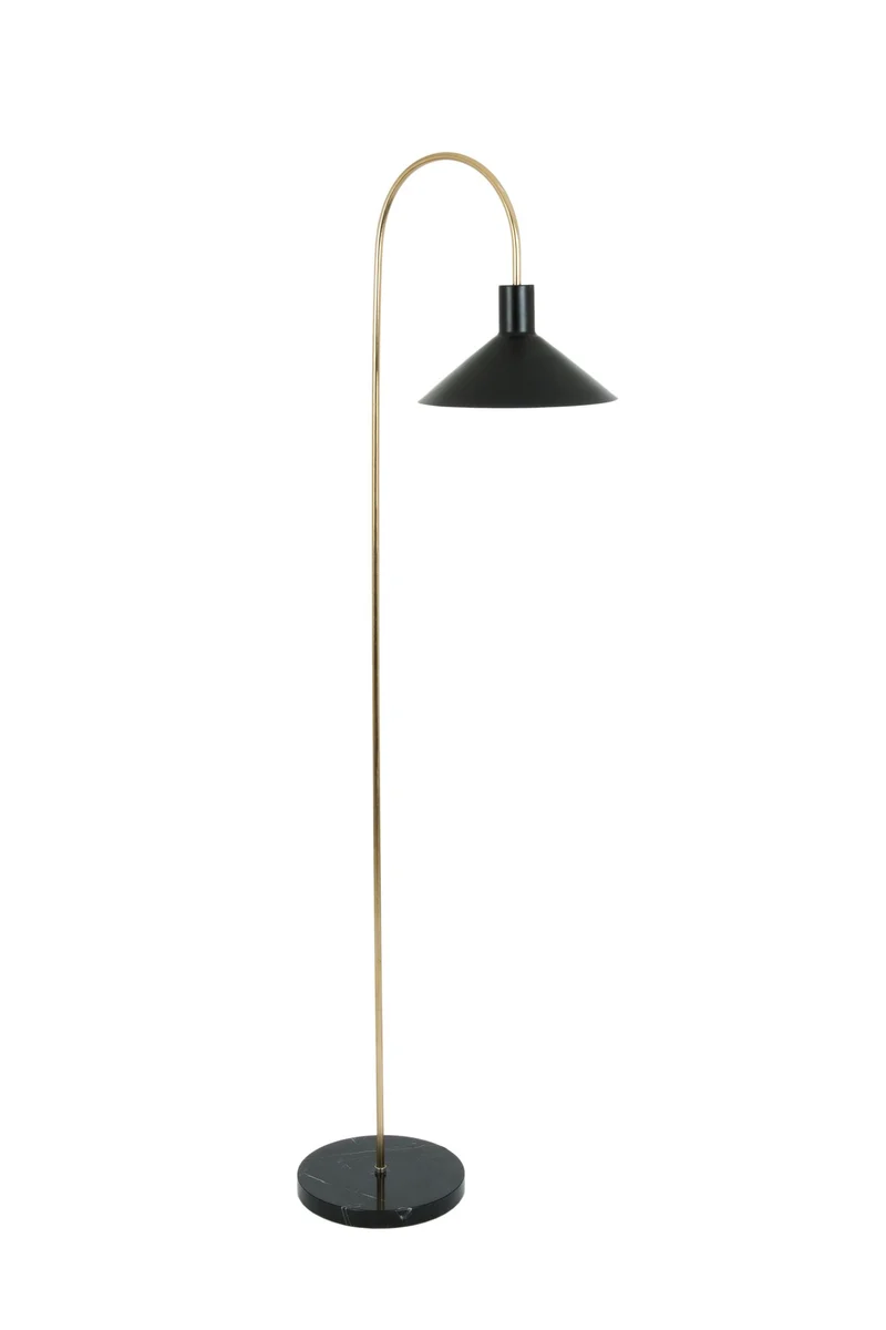 Stehlampe Oktavia Marmor Marmorfuß mit Schirm