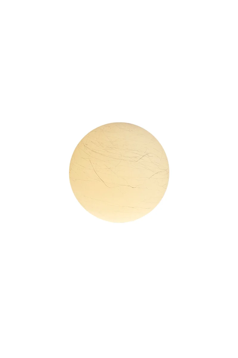 Tischlampe Moon Medium Kunststoff Rund Ø 30cm Weiß