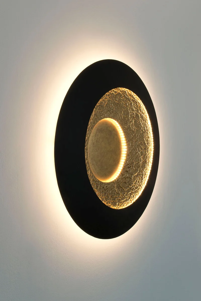 LED-Wandleuchte Urano Gigante Xl dimmbar gehämmert