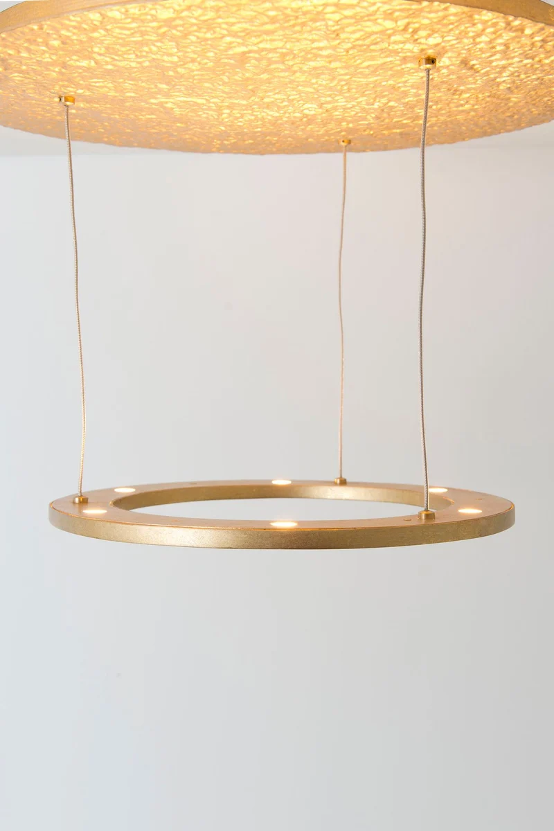 LED-Deckenlampe Venere 6-flammig dimmbar Ring Glatt