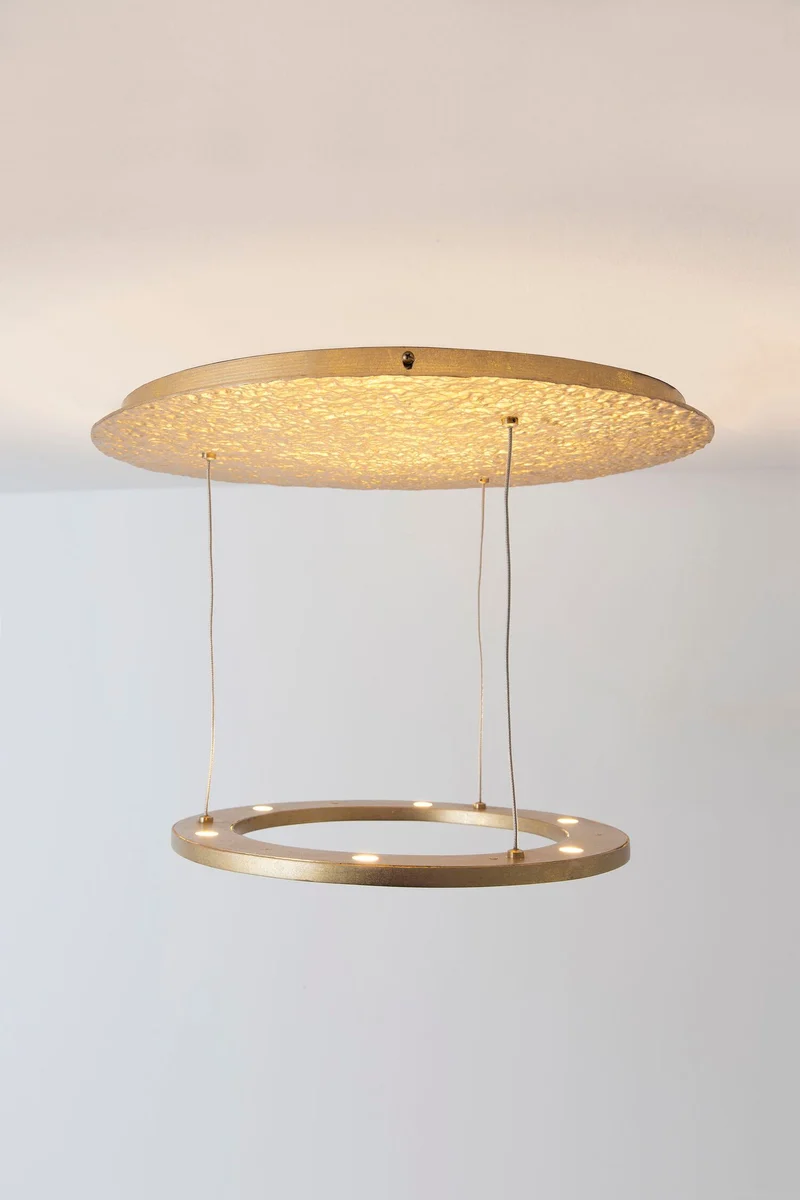 LED-Deckenlampe Venere 6-flammig dimmbar Ring Glatt
